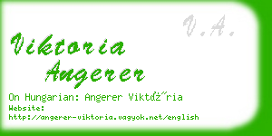viktoria angerer business card